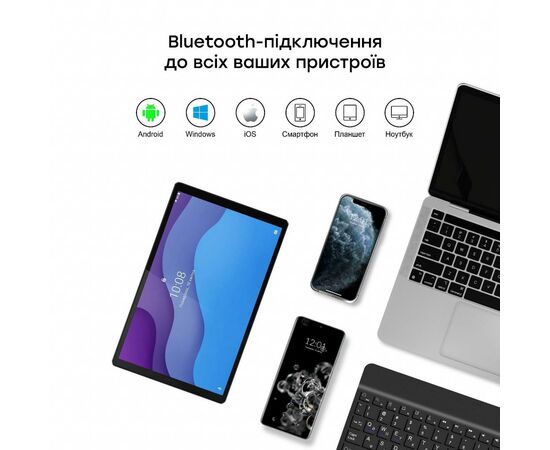 Чехол для планшета AirOn Premium Lenovo Tab M10 HD (2nd Gen) TB-X306F Bluetooth keybo (4822352781053), изображение 9 Чехол для планшета AirOn Premium Lenovo Tab M10 HD (2nd Gen) TB-X306F Bluetooth keybo (4822352781053), изображение 9