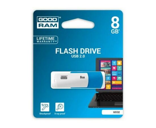 USB флеш накопитель Goodram 8GB COLOUR MIX USB 2.0 (UCO2-0080MXR11), изображение 2 USB флеш накопитель Goodram 8GB COLOUR MIX USB 2.0 (UCO2-0080MXR11), изображение 2