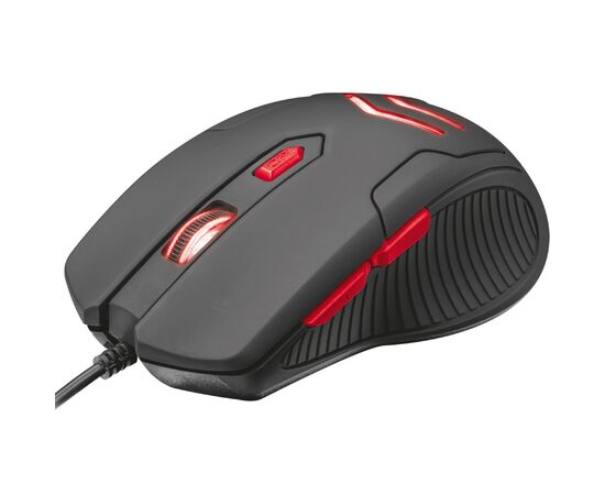 Мышка Trust Ziva Gaming mouse with Mouse pad (21963), изображение 3 Мышка Trust Ziva Gaming mouse with Mouse pad (21963), изображение 3