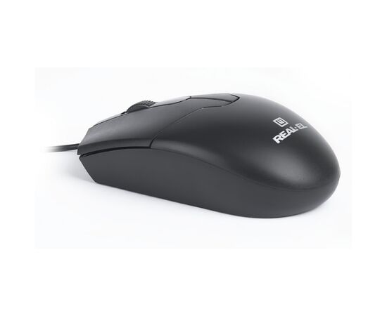 Мышка REAL-EL RM-208 USB Black, изображение 2 Мышка REAL-EL RM-208 USB Black, изображение 2