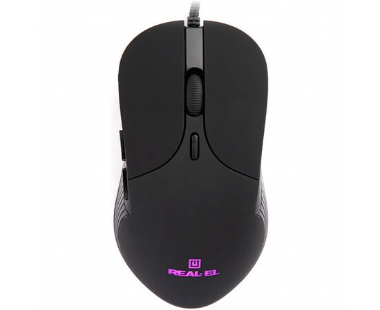 Мышка REAL-EL RM-295 USB Black, изображение 4 Мышка REAL-EL RM-295 USB Black, изображение 4