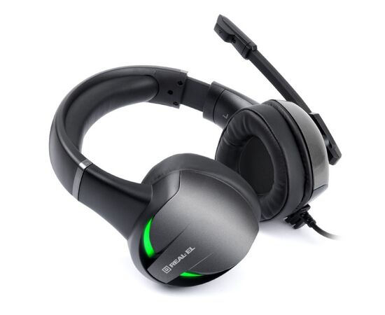 Наушники REAL-EL GDX-7620 Black, изображение 2 Наушники REAL-EL GDX-7620 Black, изображение 2
