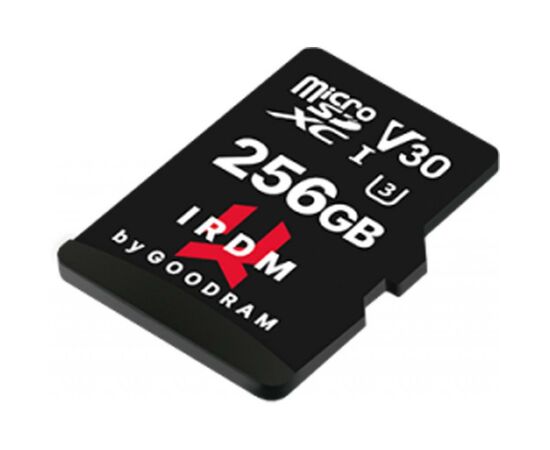 Карта памяти Goodram 256GB microSDXC class 10 UHS-I/U3 IRDM (IR-M3AA-2560R12), изображение 2 Карта памяти Goodram 256GB microSDXC class 10 UHS-I/U3 IRDM (IR-M3AA-2560R12), изображение 2