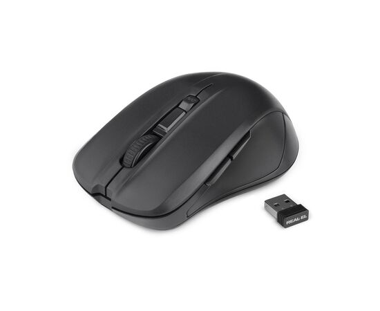 Мышка REAL-EL RM-307 Wireless Black