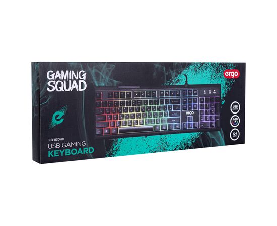 Клавіатура Ergo KB-830 HB Black (KB-830HB), зображення 12 Клавіатура Ergo KB-830 HB Black (KB-830HB), зображення 12