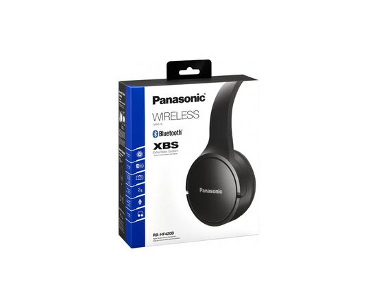 Наушники Panasonic RB-HF420BGEK Black (RB-HF420BGEK), изображение 5 Наушники Panasonic RB-HF420BGEK Black (RB-HF420BGEK), изображение 5