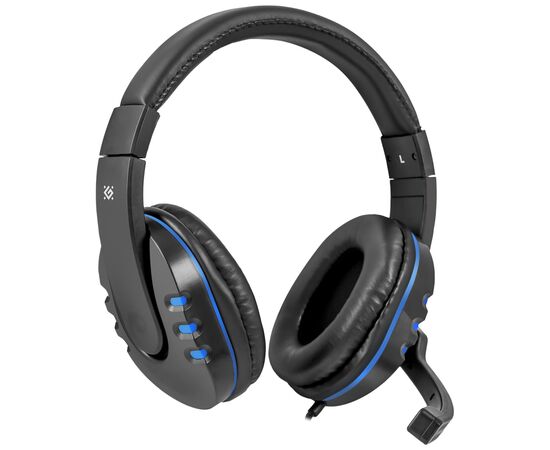 Навушники Defender Warhead G-160 Black-Blue (64118)