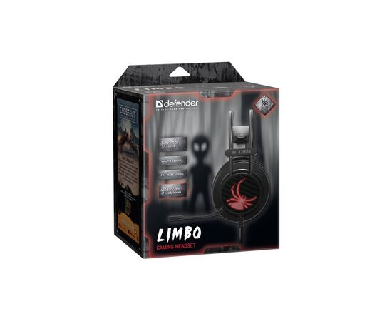 Наушники Defender Limbo 7.1 Black (64560), изображение 7 Наушники Defender Limbo 7.1 Black (64560), изображение 7