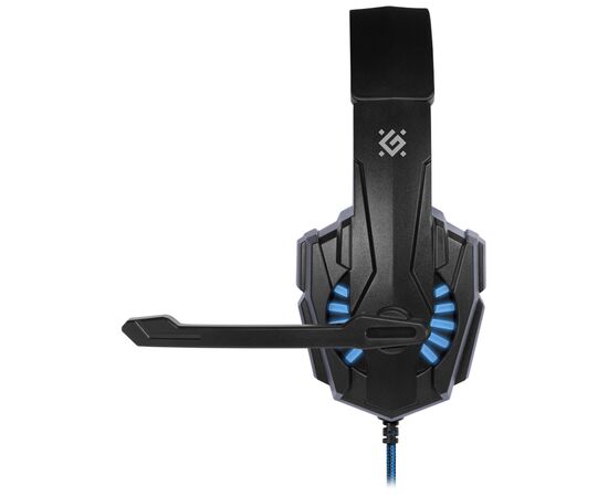 Навушники Defender Warhead G-390 LED Black-blue (64039), зображення 3 Навушники Defender Warhead G-390 LED Black-blue (64039), зображення 3