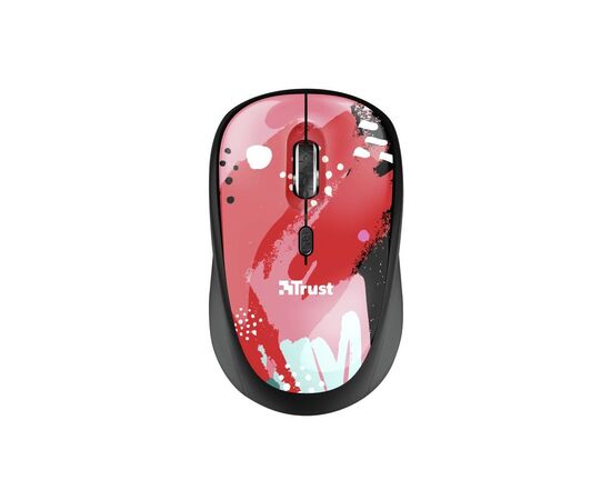 Мышка Trust Yvi Wireless Red Brush (24440), изображение 2 Мышка Trust Yvi Wireless Red Brush (24440), изображение 2