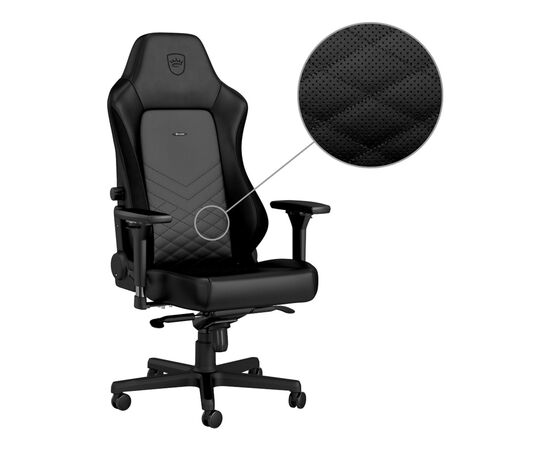 Кресло игровое Noblechairs Hero Black (NBL-HRO-PU-BLA), изображение 5 Кресло игровое Noblechairs Hero Black (NBL-HRO-PU-BLA), изображение 5