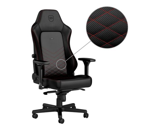 Кресло игровое Noblechairs Hero Black/Red (NBL-HRO-PU-BRD), изображение 5 Кресло игровое Noblechairs Hero Black/Red (NBL-HRO-PU-BRD), изображение 5