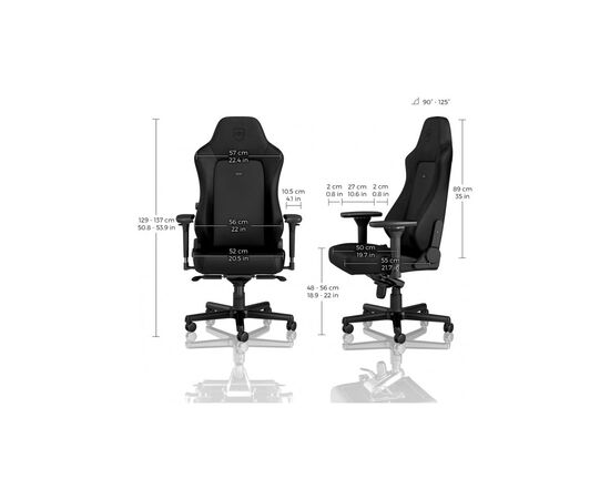 Кресло игровое Noblechairs Hero Gaming Black Edition (NBL-HRO-PU-BED), изображение 9 Кресло игровое Noblechairs Hero Gaming Black Edition (NBL-HRO-PU-BED), изображение 9