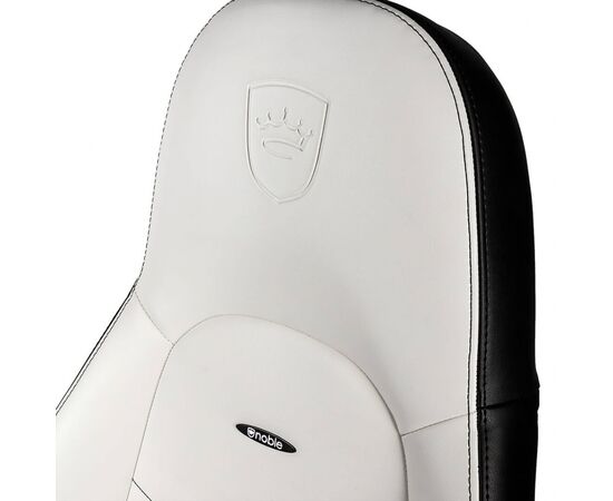 Крісло ігрове Noblechairs Icon White/Black (NBL-ICN-PU-WBK), зображення 2 Крісло ігрове Noblechairs Icon White/Black (NBL-ICN-PU-WBK), зображення 2
