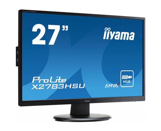 Монітор iiyama X2783HSU-B6, зображення 2 Монітор iiyama X2783HSU-B6, зображення 2