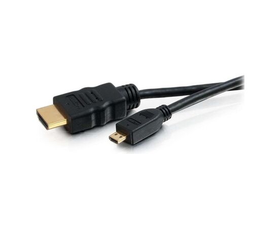 Кабель мультимедійний HDMI micro to HDMI 0.5m C2G (CG82026), зображення 2 Кабель мультимедійний HDMI micro to HDMI 0.5m C2G (CG82026), зображення 2