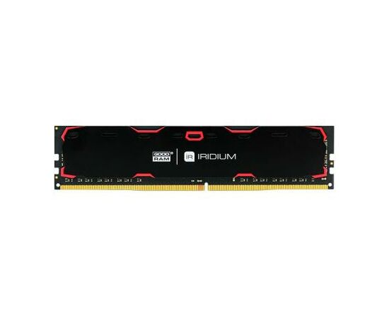 Модуль памяти для компьютера DDR4 8GB 2400 MHz Iridium Black Goodram (IR-2400D464L15S/8G), изображение 2 Модуль памяти для компьютера DDR4 8GB 2400 MHz Iridium Black Goodram (IR-2400D464L15S/8G), изображение 2