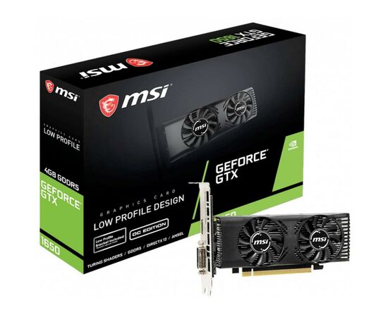 Відеокарта MSI GeForce GTX1650 4096Mb LP OC (GTX 1650 4GT LP OC)