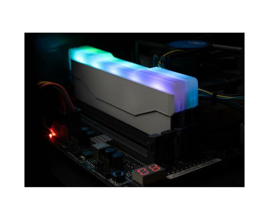 Модуль пам'яті для комп'ютера DDR4 32GB (2x16GB) 3600 MHz RGB X2 Series White eXceleram (ERX2W432369CD), зображення 5 Модуль пам'яті для комп'ютера DDR4 32GB (2x16GB) 3600 MHz RGB X2 Series White eXceleram (ERX2W432369CD), зображення 5