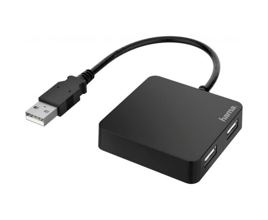 Концентратор Hama 4 Ports USB 2.0 Black (00200121)