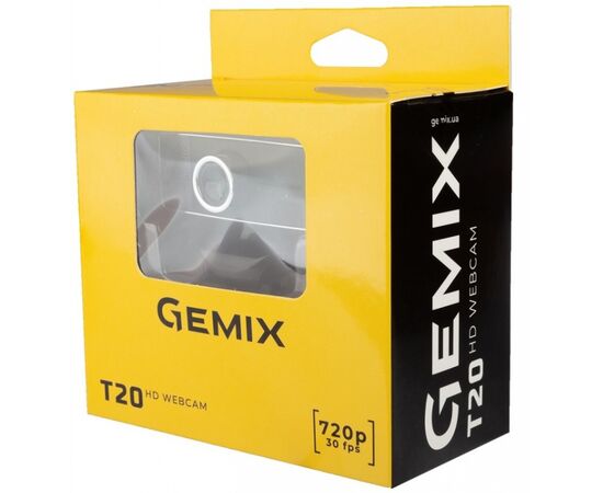 Веб-камера Gemix T20 Black, изображение 3 Веб-камера Gemix T20 Black, изображение 3