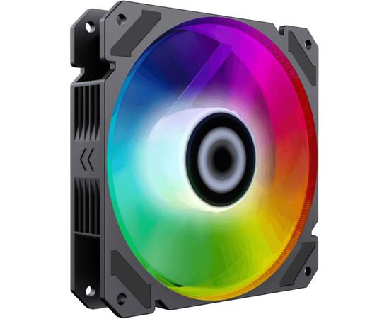 Кулер для корпуса Gamemax FN-12Rainbow-C9, изображение 3 Кулер для корпуса Gamemax FN-12Rainbow-C9, изображение 3