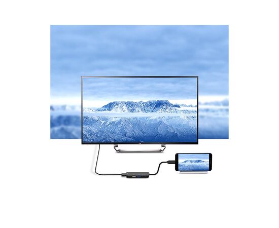 Концентратор XoKo AC-400 Type-C to HDMI+USB 3.0+USB 2.0+Micro USB (XK-AC-400), изображение 4 Концентратор XoKo AC-400 Type-C to HDMI+USB 3.0+USB 2.0+Micro USB (XK-AC-400), изображение 4