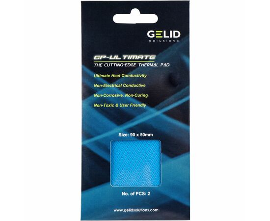 Термопрокладка Gelid Solutions GP-Ultimate Thermal Pad 90x50x3 mm, 2 штуки (TP-VP04-E), изображение 2 Термопрокладка Gelid Solutions GP-Ultimate Thermal Pad 90x50x3 mm, 2 штуки (TP-VP04-E), изображение 2