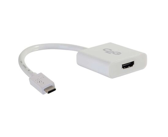 Перехідник C2G USB-C to HDMI white (CG80516), зображення 3 Перехідник C2G USB-C to HDMI white (CG80516), зображення 3