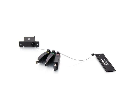 Перехідник C2G Retractable Ring HDMI to mini DP DP USB-C (CG84270), зображення 5 Перехідник C2G Retractable Ring HDMI to mini DP DP USB-C (CG84270), зображення 5