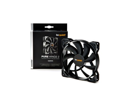Кулер для корпуса Be quiet! Pure Wings 2 120mm PWM (BL039), изображение 3 Кулер для корпуса Be quiet! Pure Wings 2 120mm PWM (BL039), изображение 3