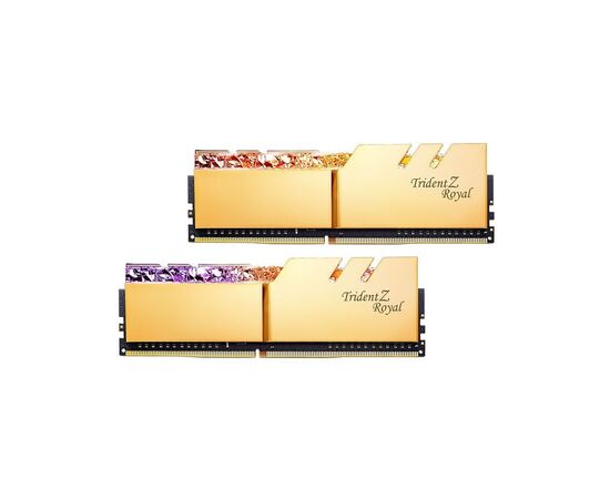 Модуль памяти для компьютера DDR4 16GB (2x8GB) 3600 MHz Trident Z Royal Gold G.Skill (F4-3600C18D-16GTRG), изображение 2 Модуль памяти для компьютера DDR4 16GB (2x8GB) 3600 MHz Trident Z Royal Gold G.Skill (F4-3600C18D-16GTRG), изображение 2