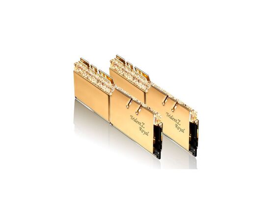 Модуль памяти для компьютера DDR4 16GB (2x8GB) 3600 MHz Trident Z Royal Gold G.Skill (F4-3600C18D-16GTRG), изображение 3 Модуль памяти для компьютера DDR4 16GB (2x8GB) 3600 MHz Trident Z Royal Gold G.Skill (F4-3600C18D-16GTRG), изображение 3