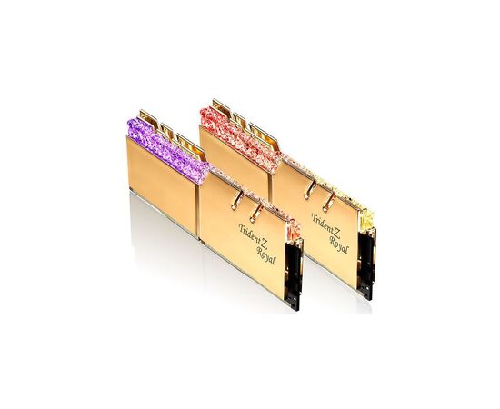 Модуль пам'яті для комп'ютера DDR4 16GB (2x8GB) 3600 MHz Trident Z Royal Gold G.Skill (F4-3600C18D-16GTRG)
