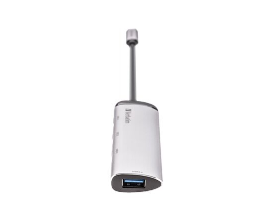 Концентратор Verbatim USB Type-C MP Hub 4 x USB 3.2 G1 (49147), зображення 3 Концентратор Verbatim USB Type-C MP Hub 4 x USB 3.2 G1 (49147), зображення 3