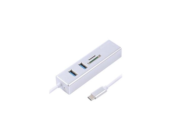 Переходник Maxxter USB to Gigabit Ethernet, 2 Ports USB 3.0 + microSD/TF card r (NECH-2P-SD-01), изображение 2 Переходник Maxxter USB to Gigabit Ethernet, 2 Ports USB 3.0 + microSD/TF card r (NECH-2P-SD-01), изображение 2