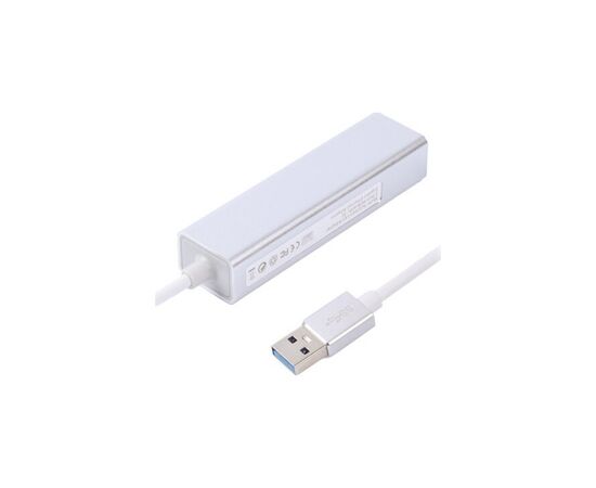 Переходник Maxxter USB to Gigabit Ethernet, 3 Ports USB 3.0 (NEAH-3P-01), изображение 2 Переходник Maxxter USB to Gigabit Ethernet, 3 Ports USB 3.0 (NEAH-3P-01), изображение 2