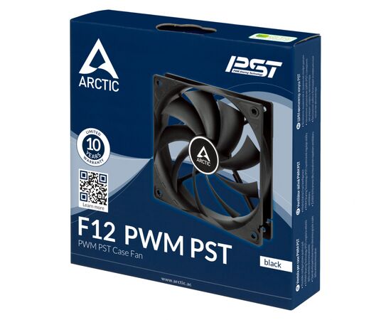 Кулер для корпуса Arctic F12 PWM PST (ACFAN00200A), изображение 4 Кулер для корпуса Arctic F12 PWM PST (ACFAN00200A), изображение 4