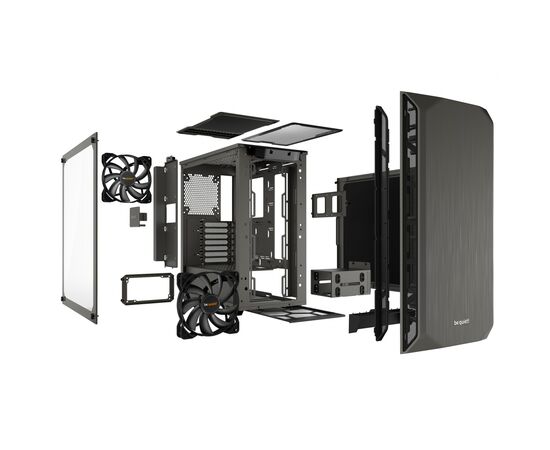Корпус Be quiet! Pure Base 500 Window Metallic Gray (BGW36), изображение 9 Корпус Be quiet! Pure Base 500 Window Metallic Gray (BGW36), изображение 9