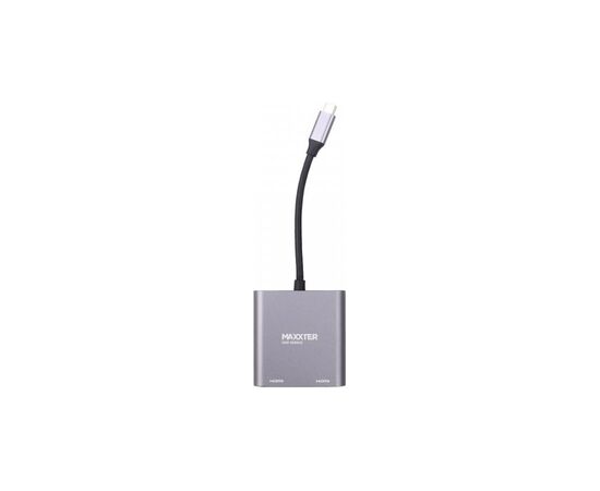Переходник Maxxter USB-C to 2 HDMI 2 display (V-CM-2HDMI), изображение 2 Переходник Maxxter USB-C to 2 HDMI 2 display (V-CM-2HDMI), изображение 2