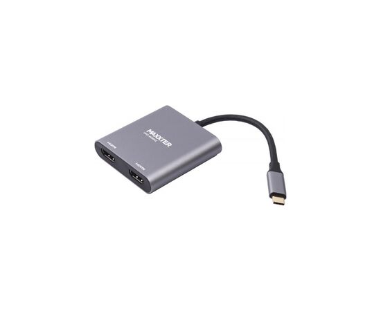 Перехідник Maxxter USB-C to 2 HDMI 2 display (V-CM-2HDMI)
