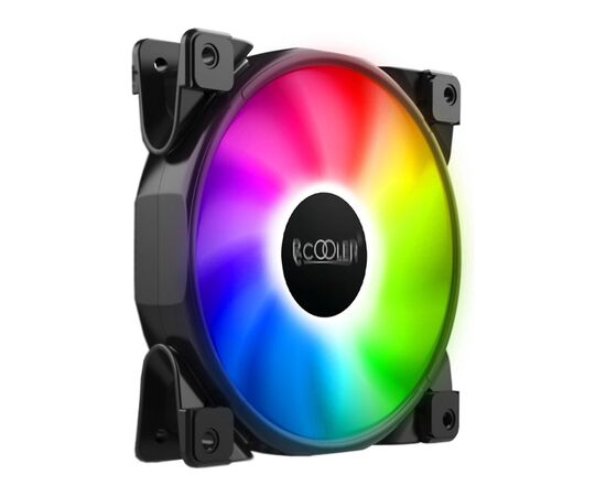 Кулер для корпуса PcСooler Halo Fixed Color Fan, изображение 2 Кулер для корпуса PcСooler Halo Fixed Color Fan, изображение 2