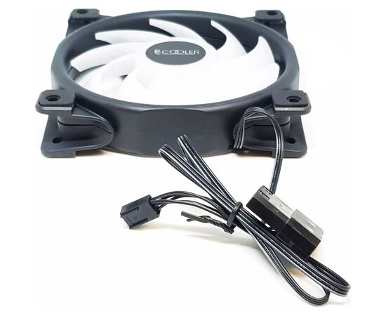 Кулер для корпуса PcСooler Halo Fixed Color Fan, изображение 4 Кулер для корпуса PcСooler Halo Fixed Color Fan, изображение 4