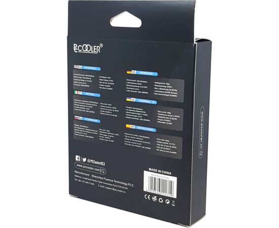 Кулер для корпуса PcСooler Halo Fixed Color Fan, изображение 7 Кулер для корпуса PcСooler Halo Fixed Color Fan, изображение 7