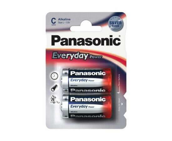 Батарейка Panasonic C LR14 Everyday Power * 2 (LR14REE/2BR)