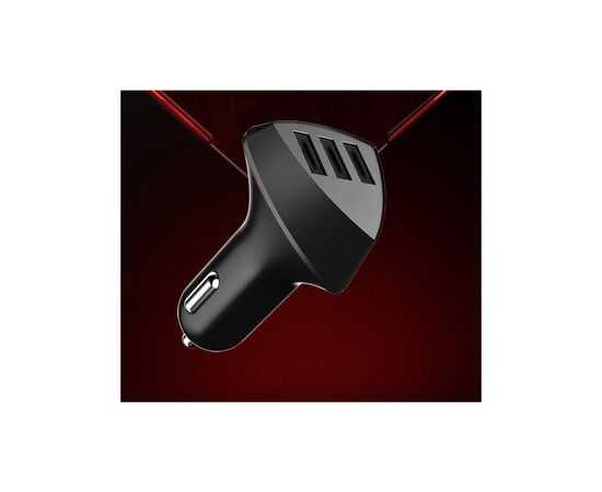 Зарядное устройство XoKo CC-300 3 USB 4.2A Black (CC-300-BK), изображение 4 Зарядное устройство XoKo CC-300 3 USB 4.2A Black (CC-300-BK), изображение 4