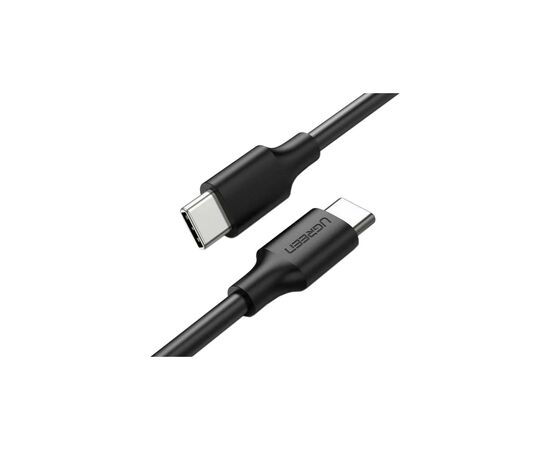 Дата кабель USB Type-C to Type-C 1.0m US323 Both Angled 3A (Gray\Black) Ugreen (70529)