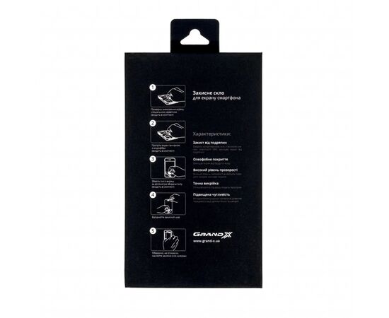 Скло захисне Grand-X Apple iPhone 12 mini black (CAIP12MB), зображення 2 Скло захисне Grand-X Apple iPhone 12 mini black (CAIP12MB), зображення 2