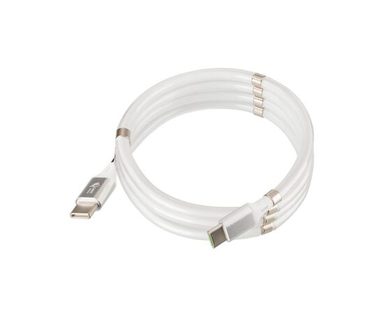 Дата кабель USB Type-C to Type-C KZ-UC001 Super White Krazi (00000079677), изображение 2 Дата кабель USB Type-C to Type-C KZ-UC001 Super White Krazi (00000079677), изображение 2