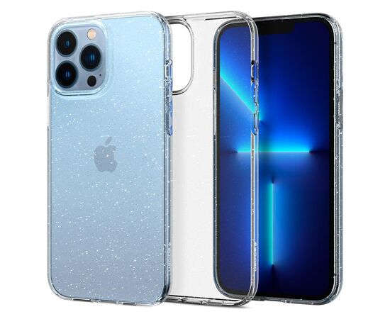 Чехол для моб. телефона Spigen Apple Iphone 13 Pro Max Liquid Crystal Glitter, Crystal Quar (ACS03198), изображение 8 Чехол для моб. телефона Spigen Apple Iphone 13 Pro Max Liquid Crystal Glitter, Crystal Quar (ACS03198), изображение 8